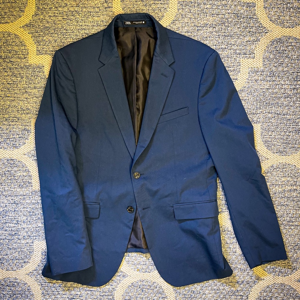 Zara- Navy Men Dress Suit Jacket